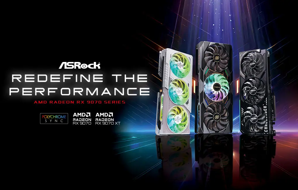 ASRock RX9070 banner