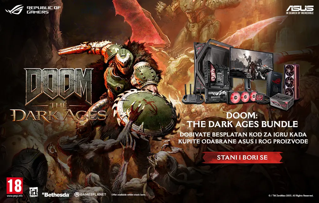 ASUS x ADM DOOM promo