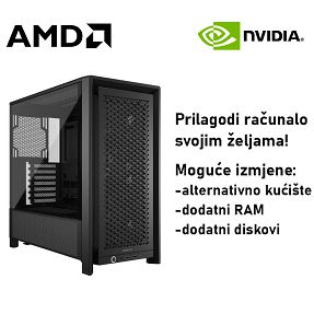 Računalo ADM Gaming High Range G270 AMD Ryzen 5 9600X, 16GB DDR5, 1TB SSD NVMe, RTX5070Ti, No OS