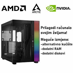 Računalo ADM Gaming Top Range G286 AMD Ryzen 9 9950X, 32GB DDR5, 2TB SSD NVMe, RTX5090, No OS