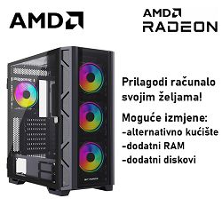 Računalo ADM Gaming High Range G357 AMD Ryzen 7 7700X, 16GB DDR5, 1TB SSD NVMe, RX7700XT, No OS