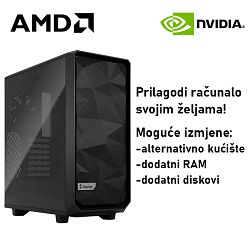 Računalo ADM Gaming Nagato AMD Ryzen 5 7600X, 32GB DDR5, SSD 1TB NVMe, RTX4070, No OS