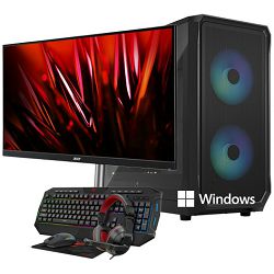 Računalo ADM Povratak u školu Go, Intel i5-12400F, 16GB DDR4, SSD 1TB NVMe , RTX4060Ti, Windows 10 Pro, monitor 27"/tipkovnica/slušalice/miš/podloga