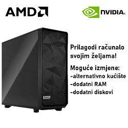 Računalo ADM Gaming High Range G64 AMD Ryzen 7 7800X3D, 16GB DDR5, 1TB SSD NVMe, RTX4070Ti SUPER, No OS