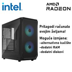 Računalo ADM Gaming High Range G101 Intel i5-14600KF, 16GB DDR5, 1TB SSD NVMe, RX6800XT, No OS