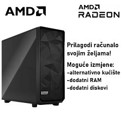 Računalo ADM Gaming Top Range G151 AMD Ryzen 7 7800X3D, 32GB DDR5, 1TB SSD NVMe, RX7900XT, No OS