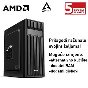 Računalo ADM Business B104 AMD Ryzen 7 5700G, 16GB DDR4, 1TB SSD NVMe, AMD Radeon Graphics, Windows 11 Pro, 5 godina jamstvo !!