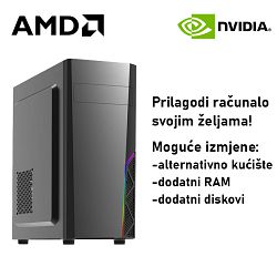 Računalo ADM Workstation W14 AMD Ryzen 5 5600X, 16GB DDR4, 1TB NVMe SSD, Quadro T1000 4GB, Windows 11 Pro