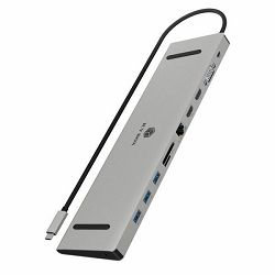 Docking station Icy Box IB-DK2106A-CPD, USB-C, Power Delivery 100W