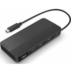 Docking station Lenovo USB-C Travel, Dual Display Dock with Adapter, 40B90100EU