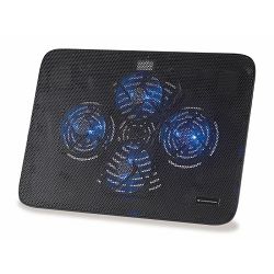 Hladnjak za laptop Conceptronic 4-Fan, Black, CNBCOOLPADL4F