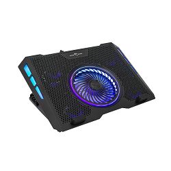 White Shark hladnjak za laptop, do 17,3'', 5 ventilatora, RGB, GCP-13 Aurora