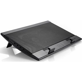 DeepCool hladnjak za laptop do 17.3", 2 ventilatora, Wind Pal FS, DP-N222-WPALFS