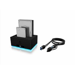 Docking and cloning station Icy Box 2x 2.5"& 3.5" SATA, IB-127CL-U3