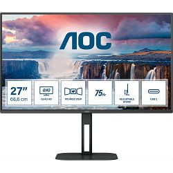 AOC Q27V5C, 27"IPS WLED, 2xHDMI, DP, USB HUB, Type-C, Power Delivery 65W,  Zvučnici