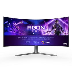 AOC AGON AG456UCZD, 44.5" OLED, 240Hz, HDMI, DP, USB-C, zvučnici