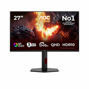 AOC Q27G4ZDR, 26.5", QHD, QD-OLED, 240Hz, 2xHDMI, DP, USB Hub