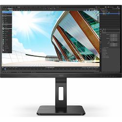 AOC Q27P2Q, 27" WQHD, IPS, VGA, DP, HDMI, USB HUB,  speakers, pivot