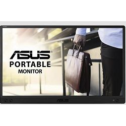 ASUS ZenScreen MB166C, 16" (15.6" viewable) Full HD Portable USB Type-C Monitor,Flicker Free, Blue Light Filter, Anti-glare surface, 90LM07D3-B01170