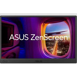 ASUS ZenScreen MB169CK, 16" (15.6" viewable), Full HD Portable, dual USB Type-C Monitor, Flicker Free, Blue Light Filter, Anti-glare surface, kickstand, 90LM0AZ3-B01171