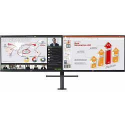LG 27QP88D, 27" QHD IPS, HDMI, DP, USB-C, power delivery 65W, ERGO, Daisy Chain