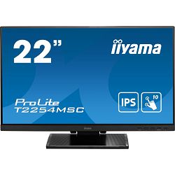 IIYAMA Prolite T2254MSC-B1AG 21,5" IPS Touch, HDMI, DisplayPort, USB-A, zvučnici