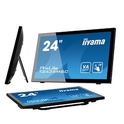IIYAMA Pos monitor Prolite T2435MSC-B2 23,6" VA Touch, DVI/HDMI/DisplayPort