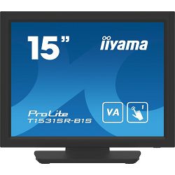 IIYAMA Pos monitor Prolite T1531SR-B1S 15" VA Touch, VGA/HDMI/DisplayPort/ zvučnici, 4:3
