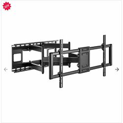 SBOX zidni nosač nagibno okretni - s rukom, 43"-100", do 120kg, PLB-7486