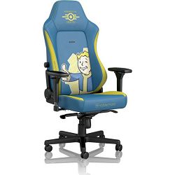 Noblechairs Hero Fallout Vault Tec Edition Gaming chair, Blue/Yellow, NBL-HRO-PU-FVT