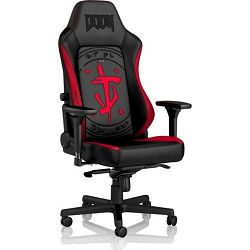 Noblechairs Hero DOOM Edition Gaming chair, Black/Red, NBL-HRO-PU-DET