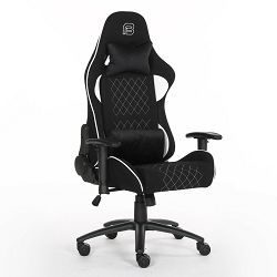 Bit Force gaming stolica Khan F-2D, crno/bijela, YX-8044