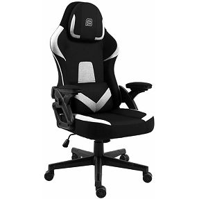 Bit Force gaming stolica Thor L-2D, PU koža, crno/bijela