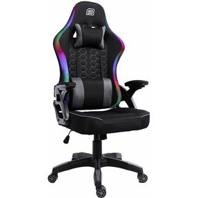 Bit Force gaming stolica Hypnosis RGB-2D, PU koža/tkanina, crna