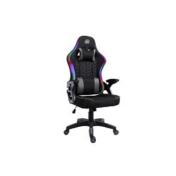 Bit Force gaming stolica Hypnosis RGB-2D, PU koža/tkanina, crna, 1810164