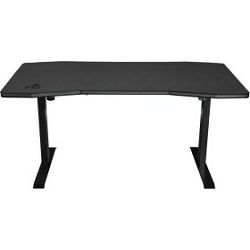 Nitro Concepts D16E Gaming Desk, Carbon Black, 1600x800 - electric height adjustment, NC-GP-DK-008