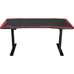 Nitro Concepts D16E Gaming Desk, Carbon Red, 1600x800 - electric height adjustment, NC-GP-DK-007