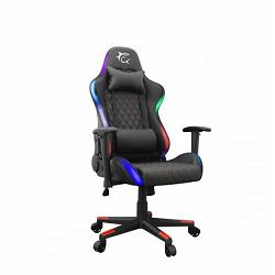 White Shark gaming stolica THUNDERBOLT, RGB, Crna