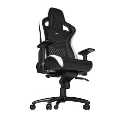 Noblechairs EPIC Series Real Leather Black/White/Red, NBL-RL-EPC-001