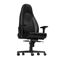 Noblechairs gaming stolica ICON Top Grain Leather, Black, NBL-ICN-RL-BLA
