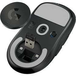 Logitech bežični miš Pro X Superlight, Gaming, Black, 910-005880