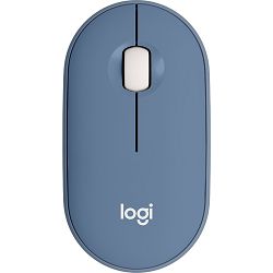 Logitech M350 Pebble Wireless Blueberry, bežični miš, 910-006753