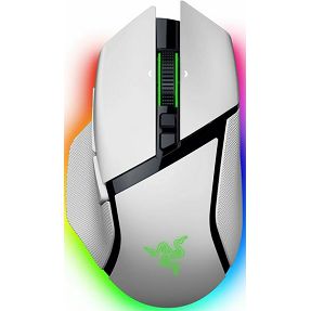 Razer bežični miš Basilisk V3 Pro 35K, Bluetooth, White, RZ01-05240200-R3G1