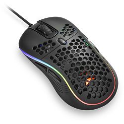 Sharkoon Light2 S , optički igraći miš, RGB, 6200dpi, USB, crni