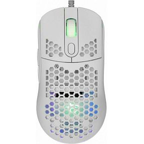 White Shark žični miš GM-5007 GALAHAD RGB, USB, optički, 6.400dpi, bijeli