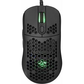 White Shark žični miš GM-5007 GALAHAD RGB, USB, optički, 6.400dpi, crni