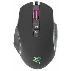White Shark žični miš GM-5009 GARETH RGB, USB, optički, 6.400dpi, crni