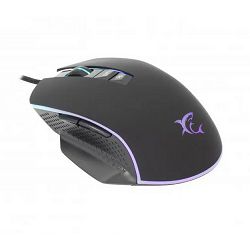 White Shark žični miš GM-5009 GARETH RGB, USB, optički, 6.400dpi, crni