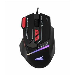 Miš Baracuda BGM-041, Manta, Crni, 12.800 DPI, MANTA-B