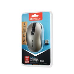 Canyon CNS-CMSW18DG Wireless Rechargeable miš, Dark Gray